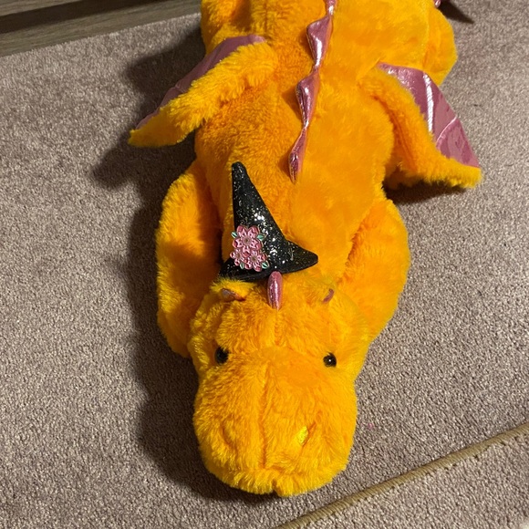 Orange dragon plush - Picture 2 of 3